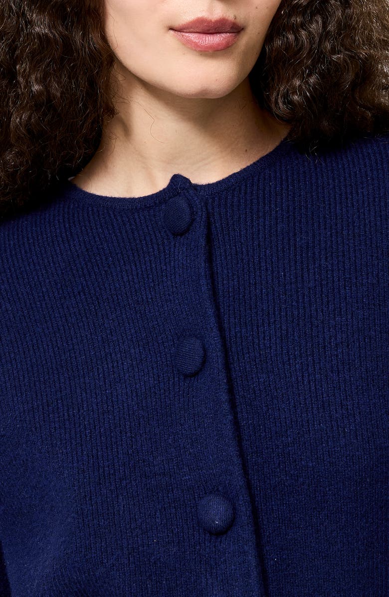 French Connection Riddley Drop Shoulder Cardigan, Alternate, color, Royal Blue