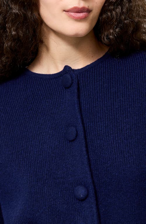 French Connection Riddley Drop Shoulder Cardigan In Blue