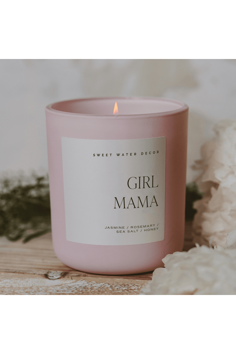 Girl Mama 15 oz Soy Candle, Alternate, color, Girl Mama