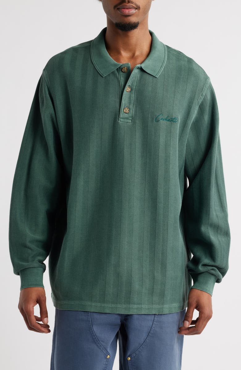 Carhartt Work In Progress Morrison Shadow Stripe Rugby Shirt, Main, color, 