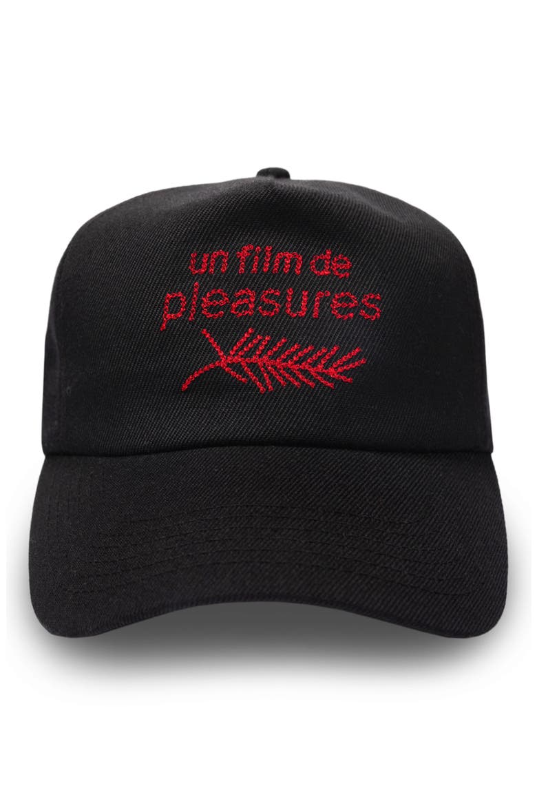 Film Snapback Baseball Cap, Main, color, BLACK