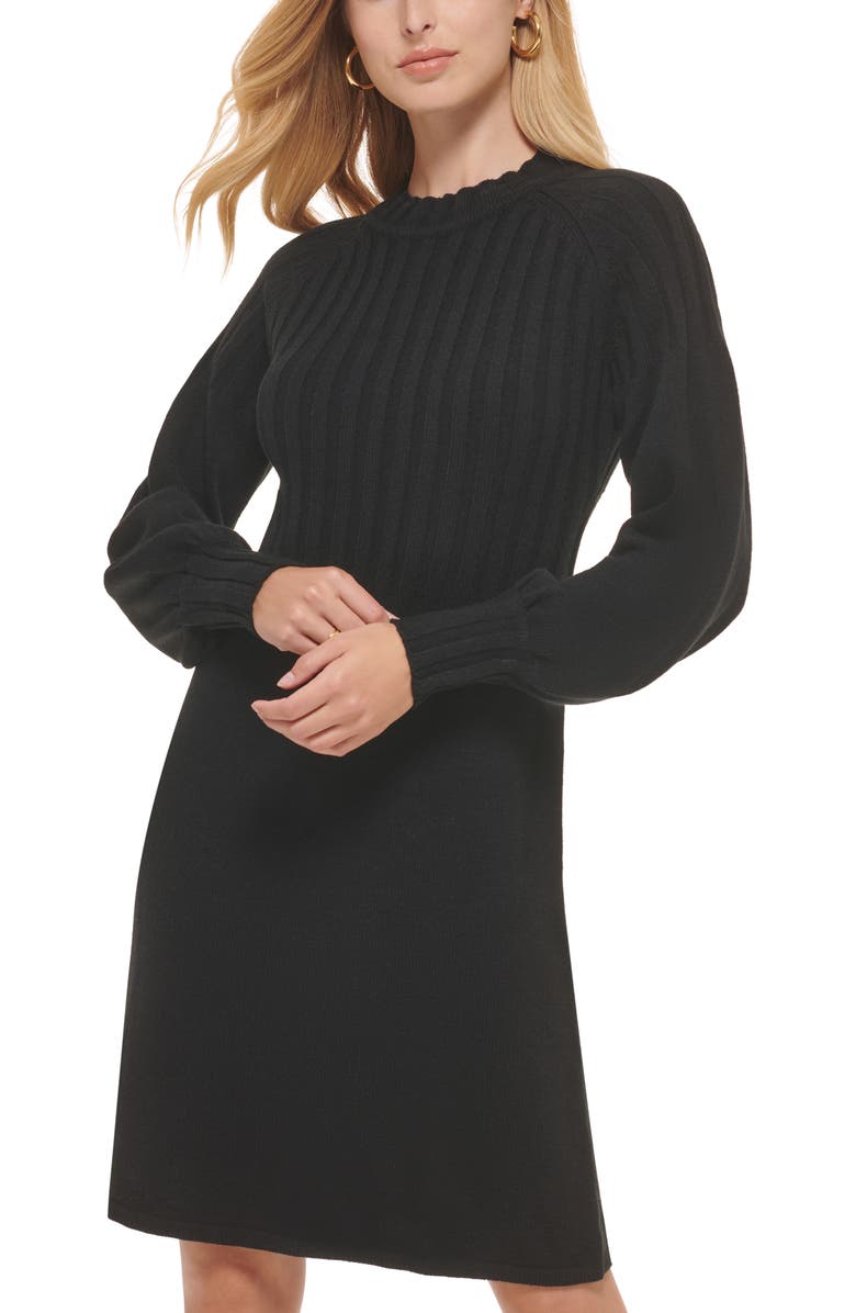 Calvin Klein BUBBLE SL ALINE SWEATER DRESS, Alternate, color,