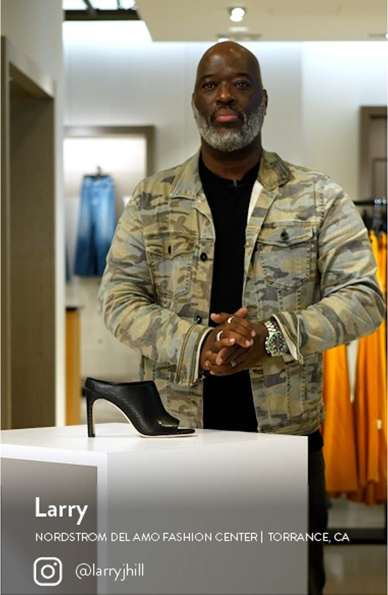 Tatum Open Toe Mule, sales video thumbnail