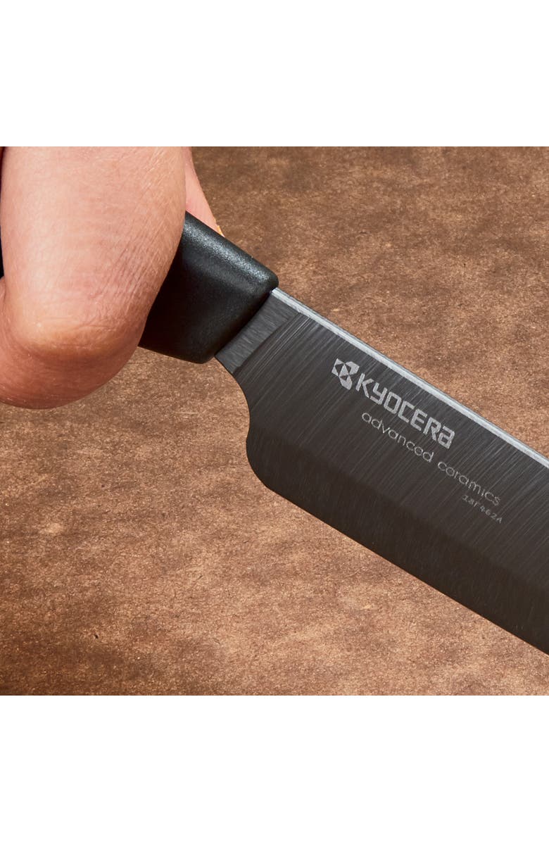 Kyocera Advanced Ceramics 3 Piece Revolution Series Knife Set with Black Blades, Alternate, color, Black