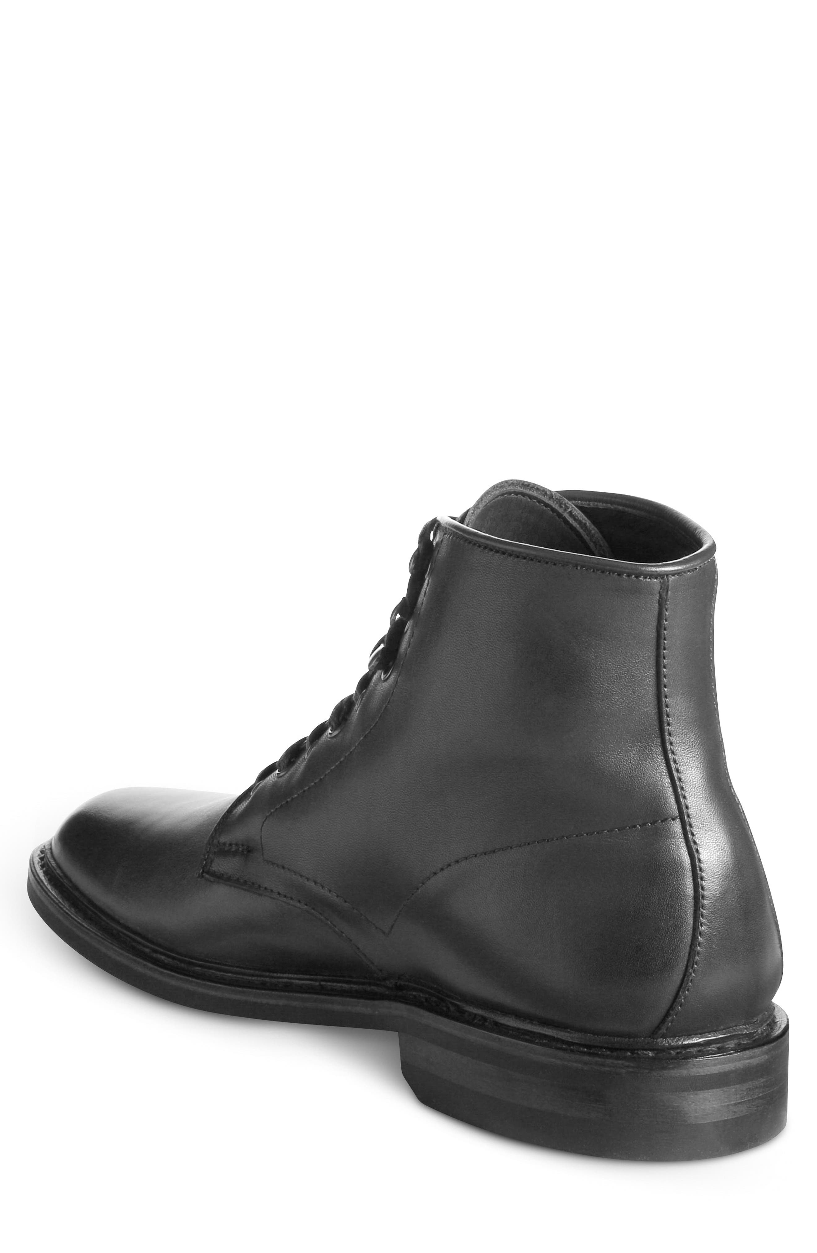 Allen Edmonds Higgins Weatherproof Plain Toe Boot, Alternate, color, Black