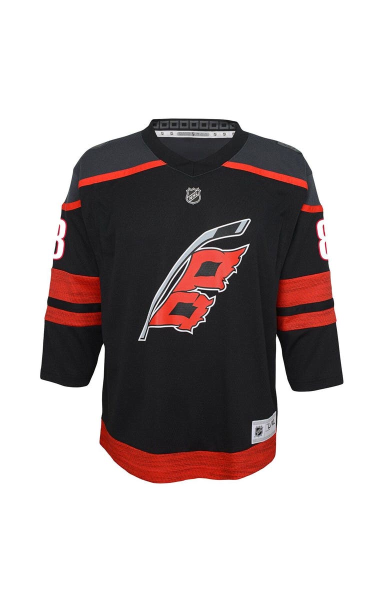Outerstuff Youth Brent Burns Black Carolina Hurricanes Home Replica Player Jersey, Alternate, color, 