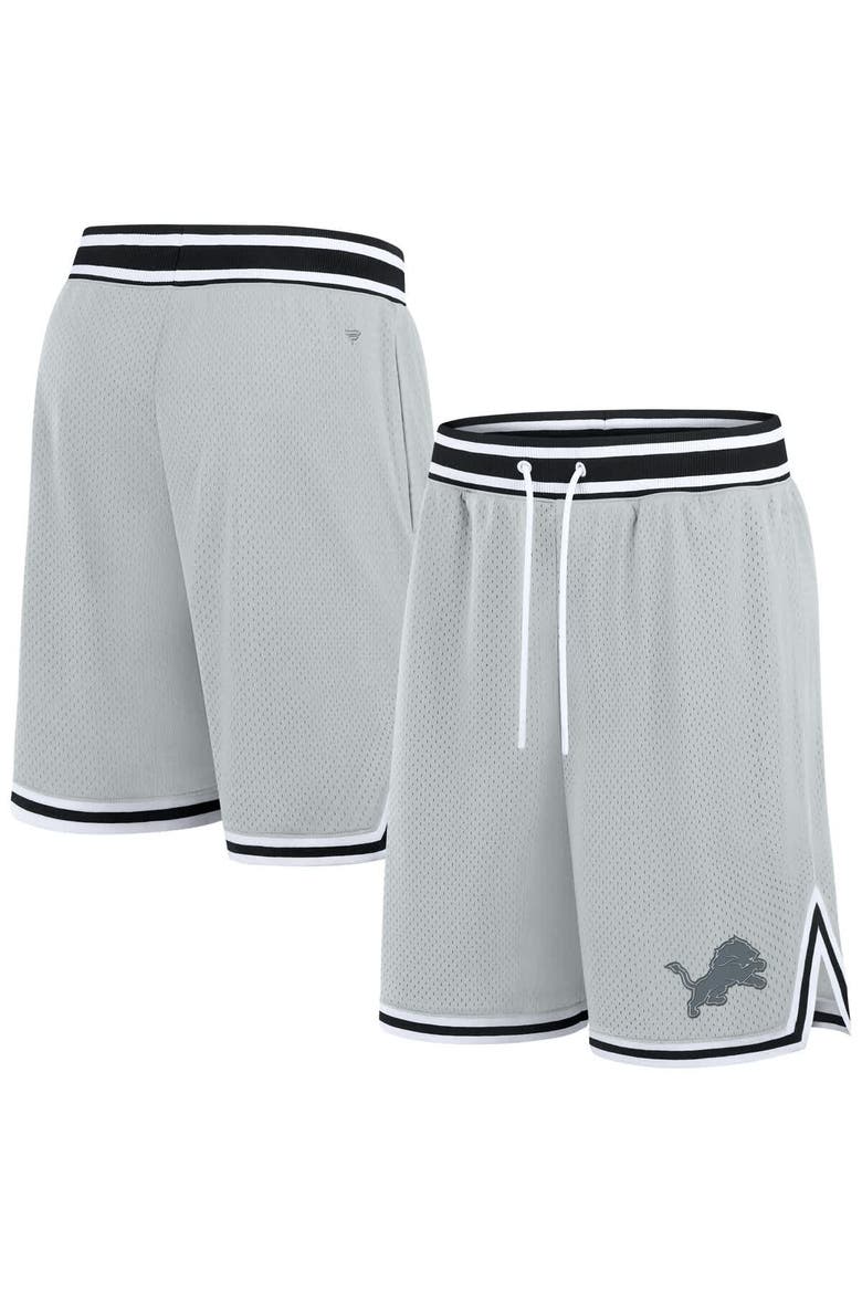 Men's Fanatics Silver Detroit Lions Elements Future Ground Shorts, Main, color, Silver