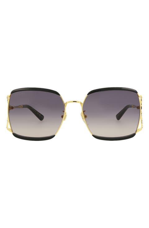 59mm Square Sunglasses