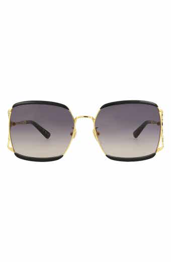 Gucci 59mm Square Sunglasses