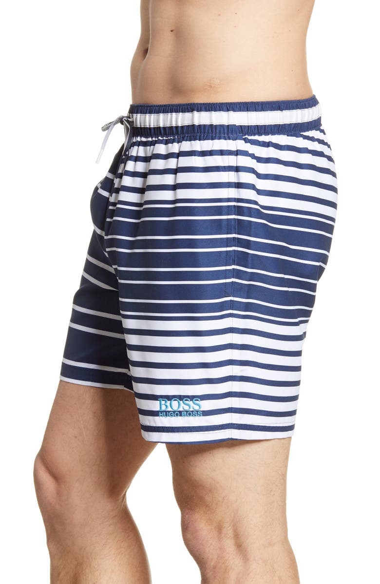 BOSS Glasfish Swim Trunks, Alternate, color, 