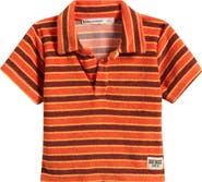 Bobo Choses Stripe Brick Terry Cloth Polo
