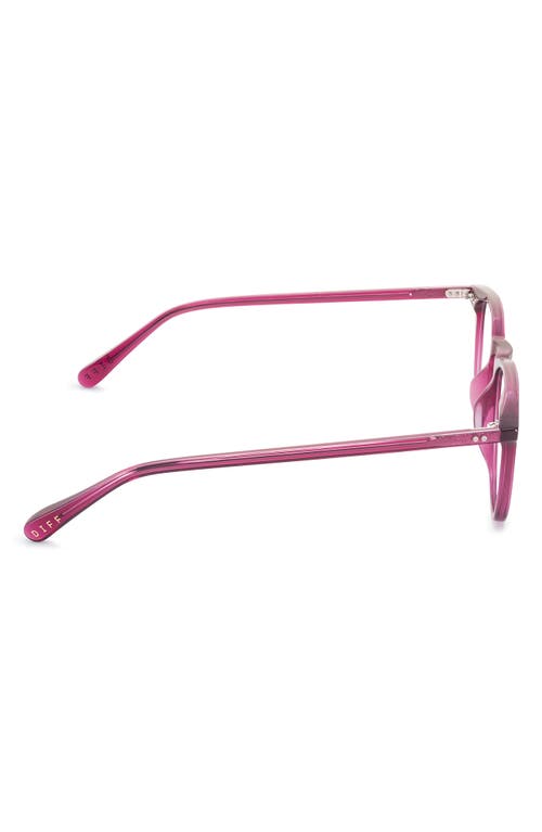 Diff Maxwell 49mm Small Round Optical Glasses In Umbria Crystal/clear