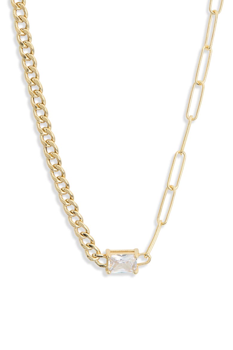 Birthstone Necklace, Main, color, YELLOW-APRIL