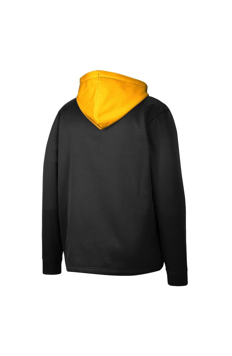 COLOSSEUM Men's Colosseum Black Missouri Tigers Luge 3.0 Quarter-Zip Hoodie, Alternate, color, 