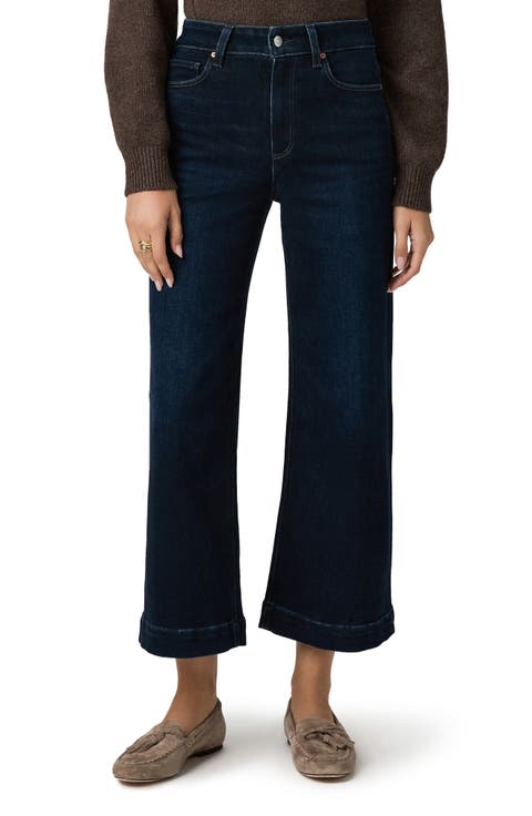 Anessa High Waist Ankle Wide Leg Jeans