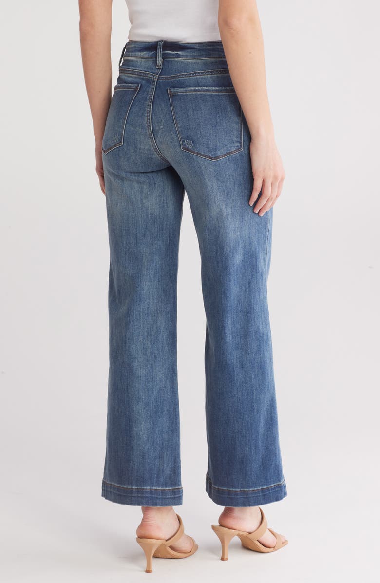 Whetherly Brooklyn High Waist Wide Leg Jeans, Alternate, color, 