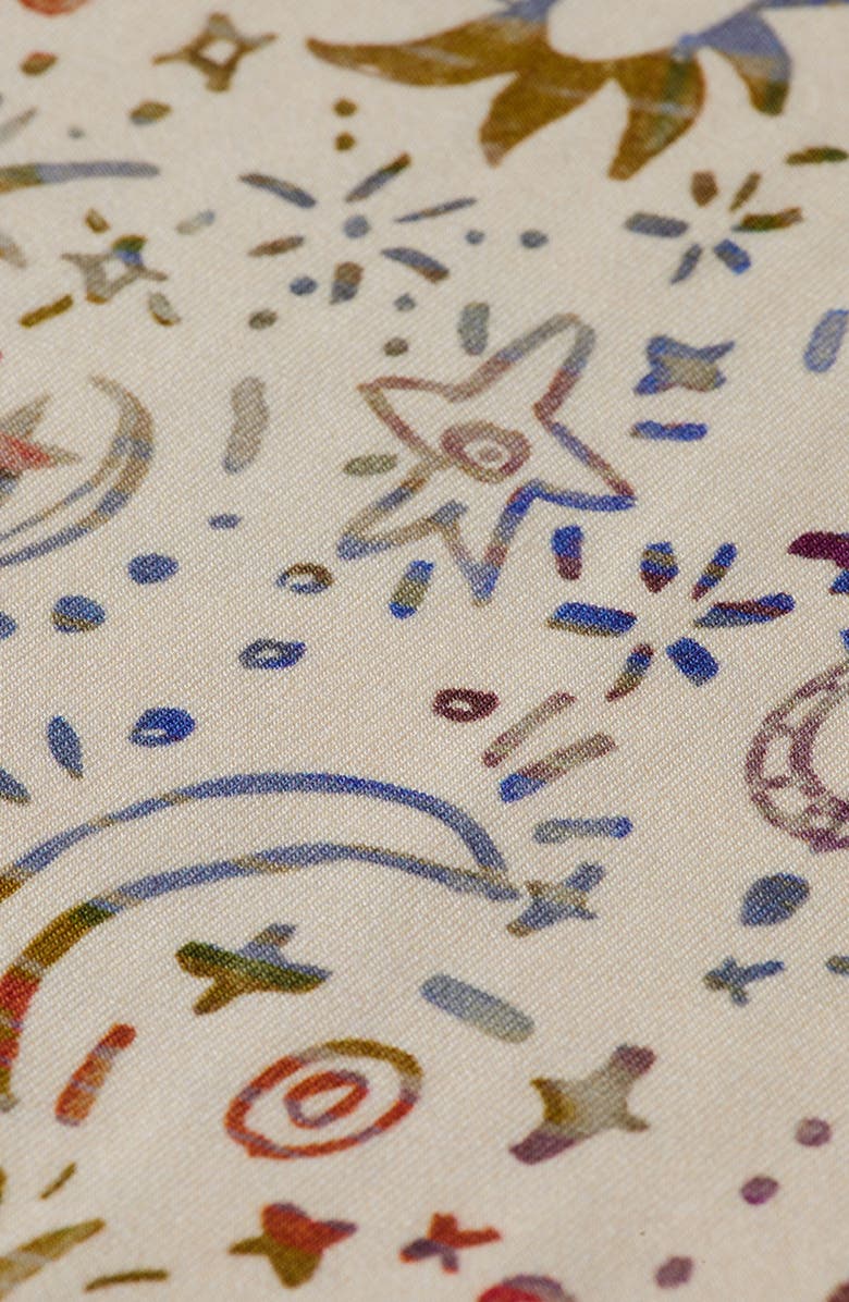 Scotch & Soda Print Long Sleeve T-Shirt, Alternate, color, Cosmic Sky Eggnog