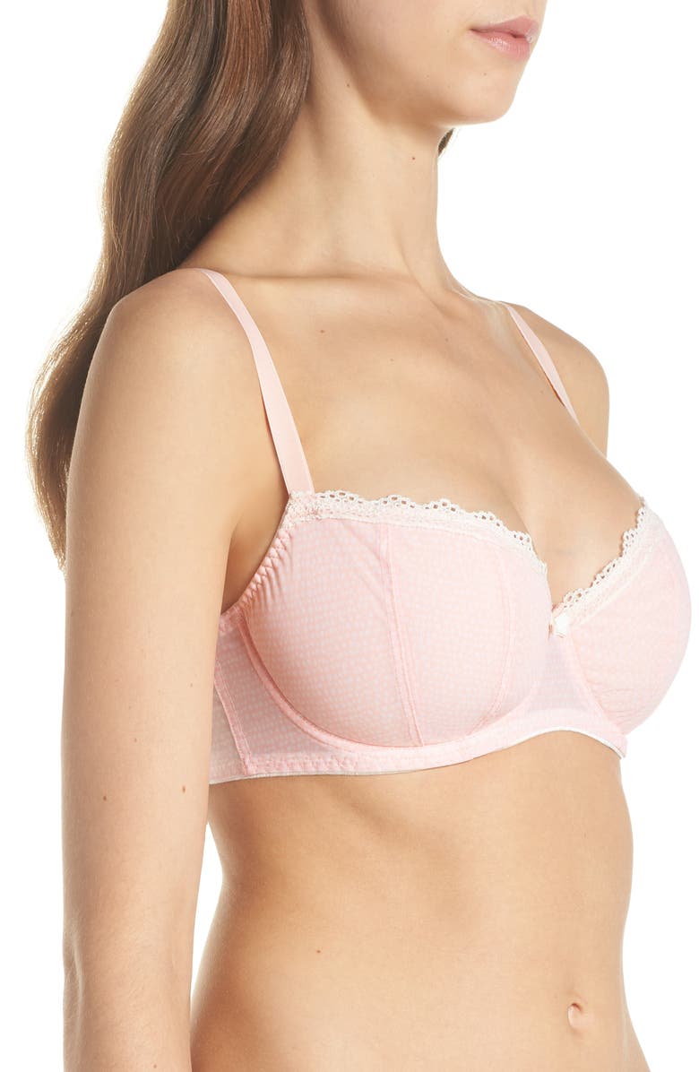 Freya Summer Haze Underwire Padded Half Cup Bra, Alternate, color, Blush