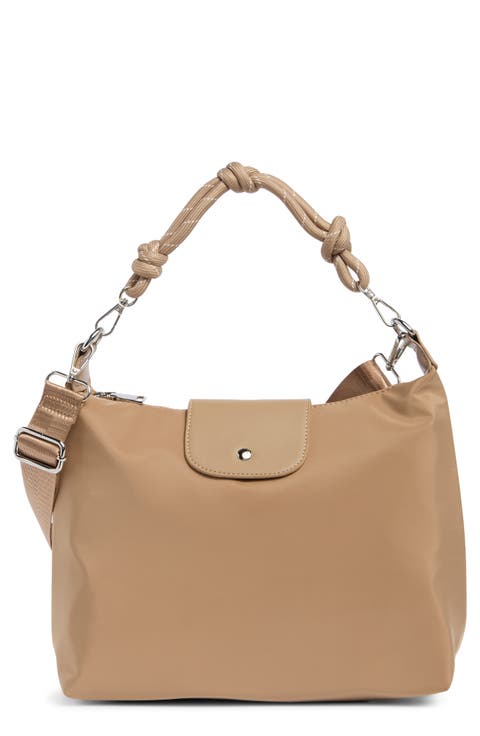 Nylon Flap Crossbody Bag