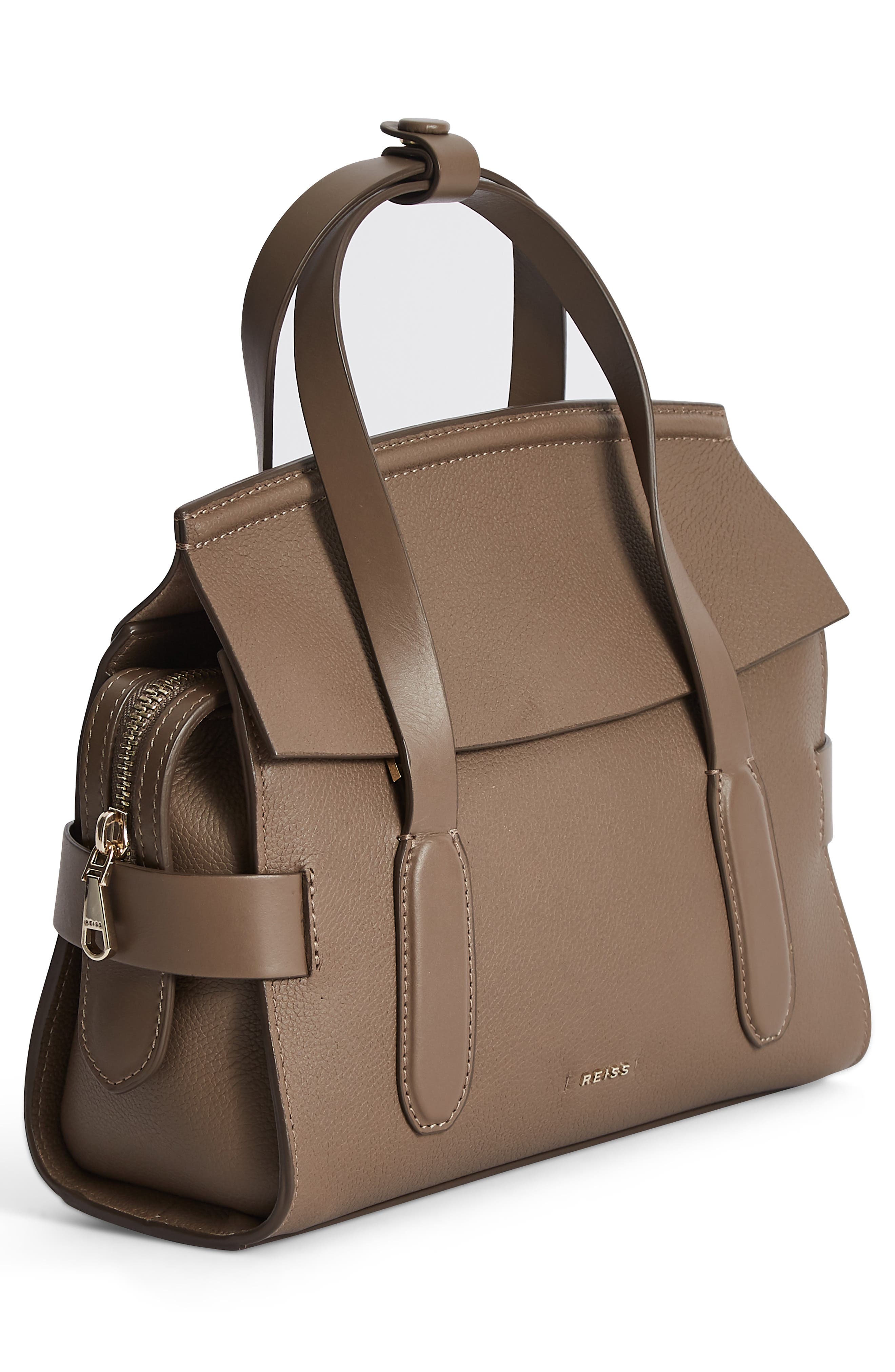 Reiss Sophie Leather Crossbody Bag, Alternate, color, 