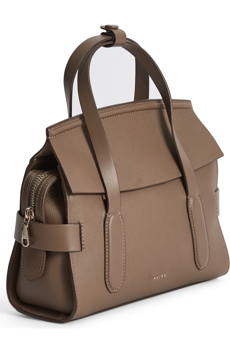 Reiss Sophie Leather Crossbody Bag, Alternate, color,