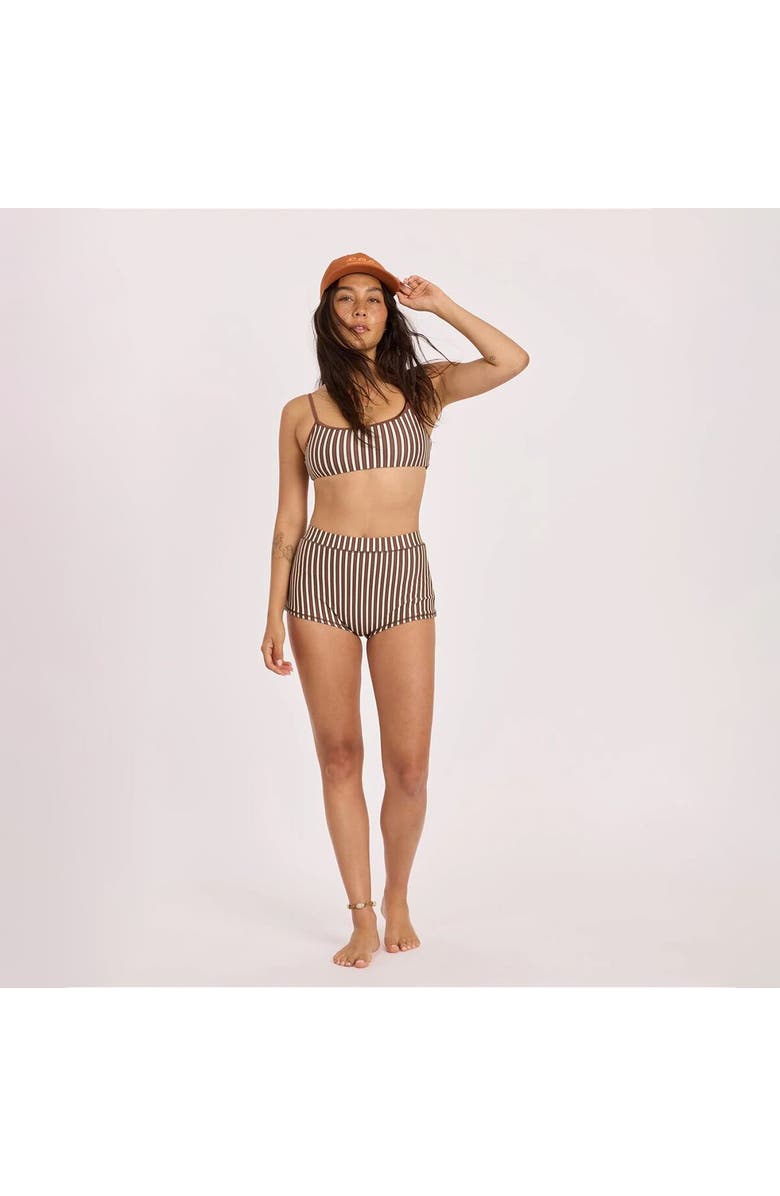 Sisstr Revolution La Playa High Waist Short - Women's, Alternate, color, Kona
