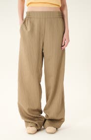 DELUC Santorini Stripe Wide Leg Pants
