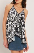 FLYING TOMATO Halter Scarf Top