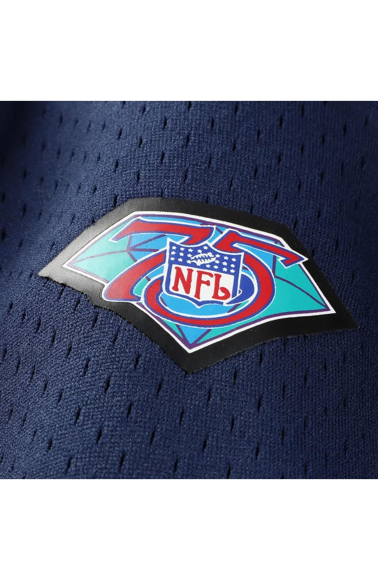 Mitchell & Ness Men's Mitchell & Ness Emmitt Smith Navy Dallas Cowboys Retired Player Name & Number Mesh T-Shirt, Alternate, color, Navy