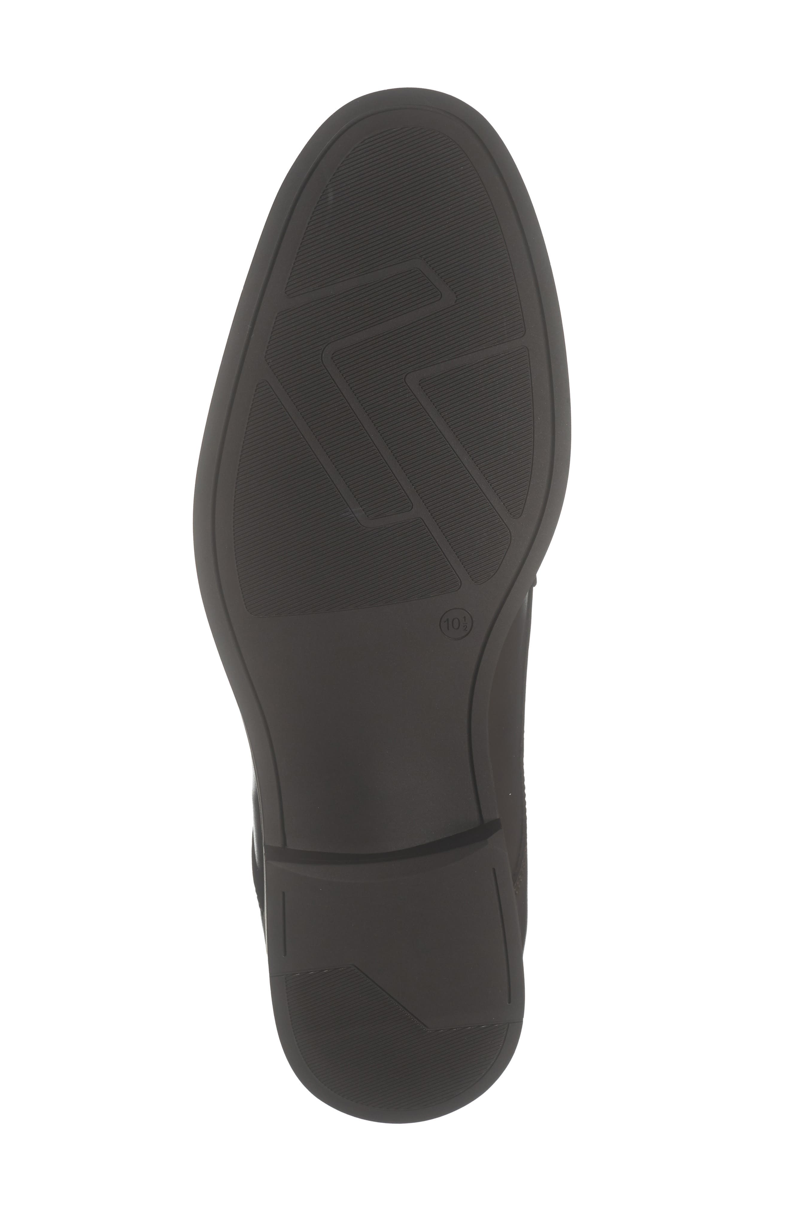Falerno Apron Toe Derby, Alternate, color, DARK BROWN LEATHER