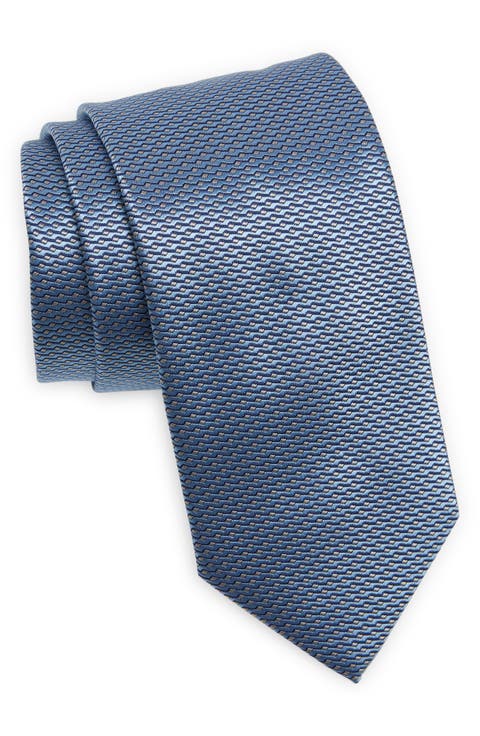 Geometric Silk Tie