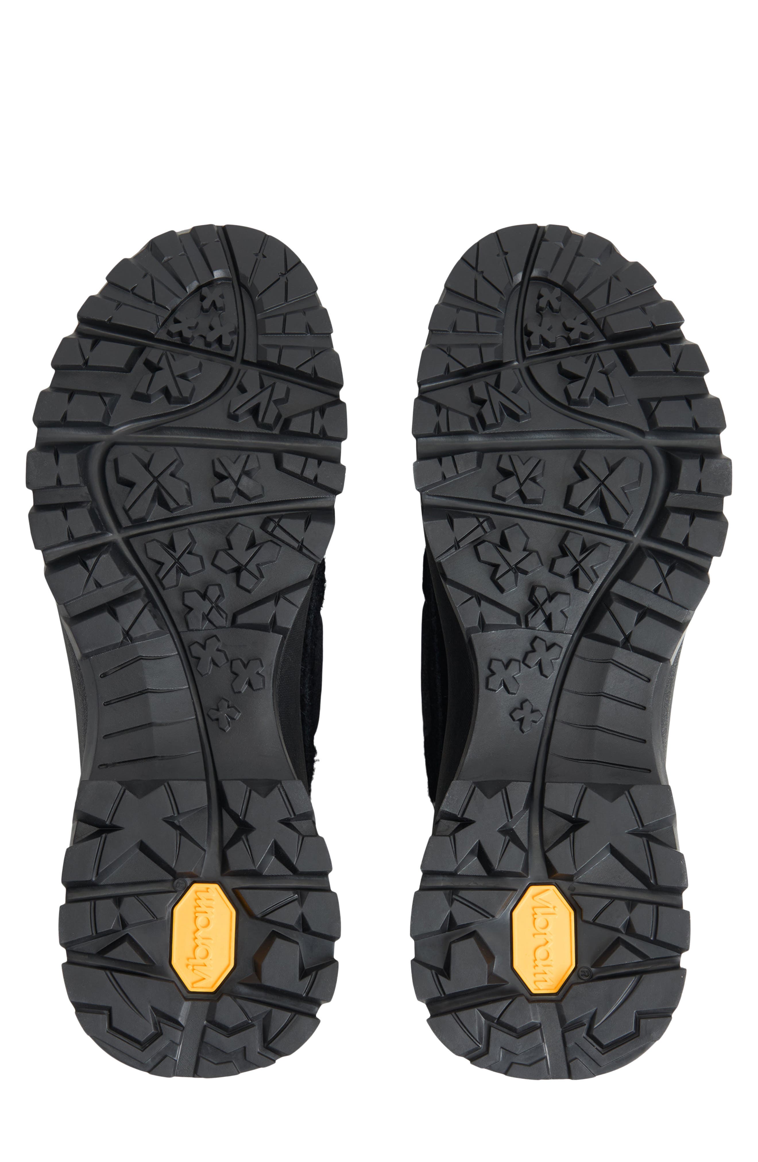 Sperry x PLEASURES 3-Eye Vibram Turn-Lock Lug Boat Shoe, Alternate, color, Black Leather Suede