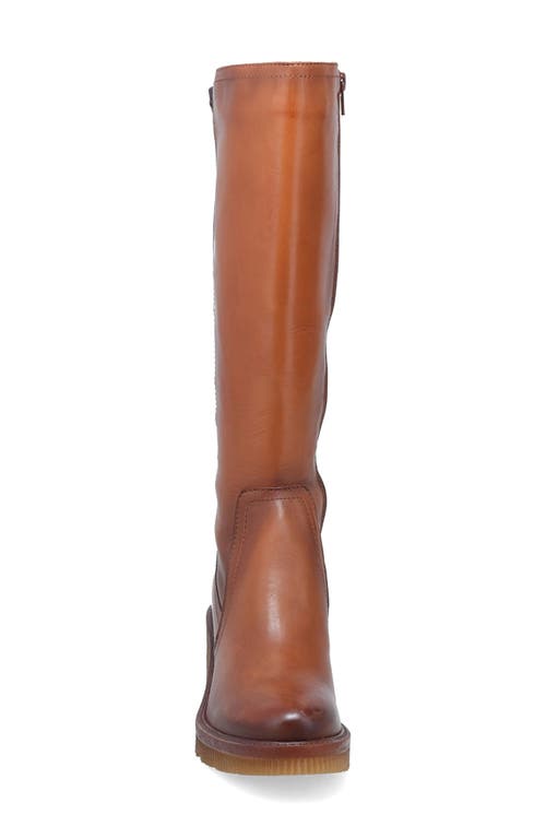 Miz Mooz Adriana Platform Wedge Boot In Brown