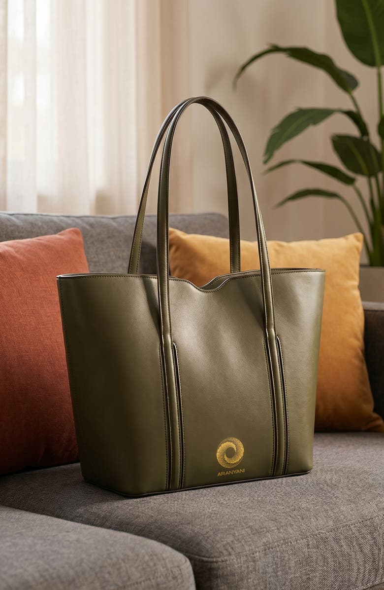 Aranyani Amala Zipper Tote, Alternate, color, Deep Forest