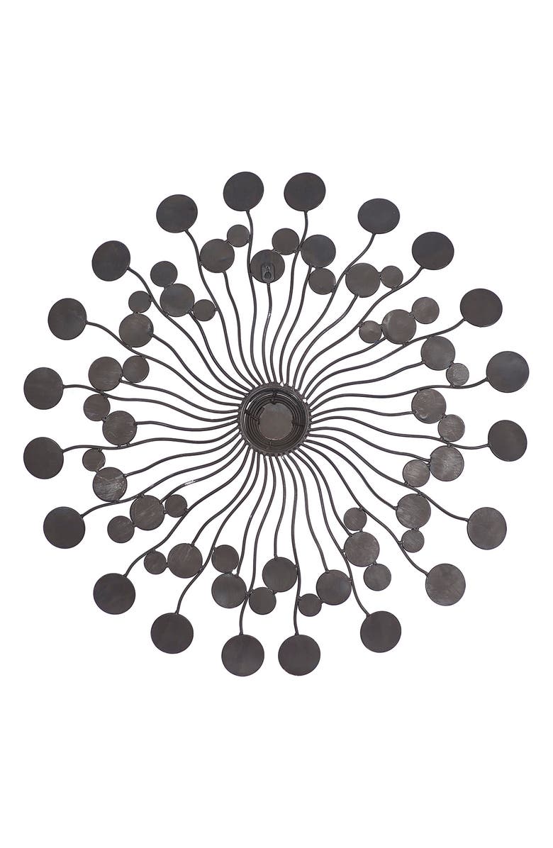 WILLOW ROW Multicolored Metal Sunburst Wall Decor, Alternate, color, 