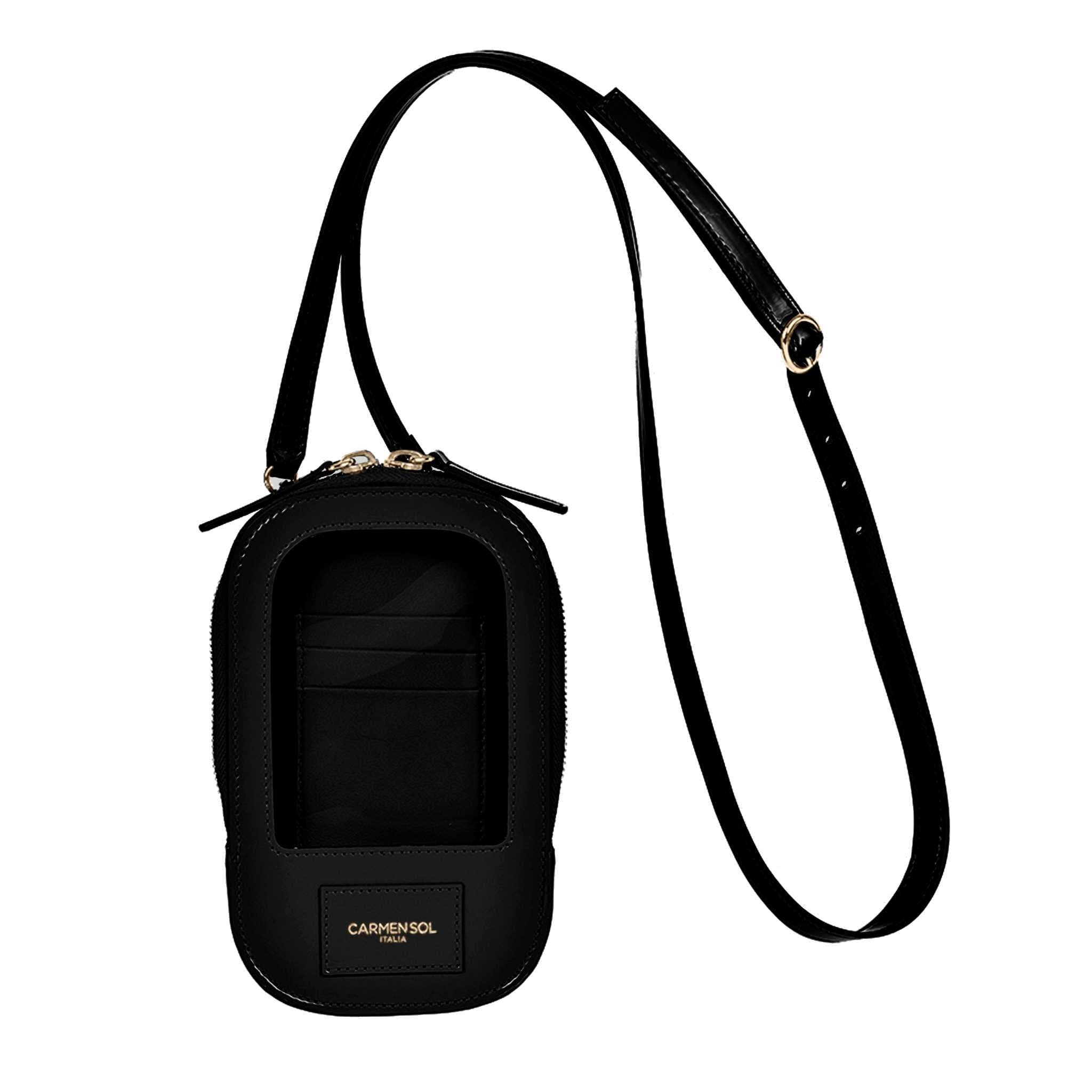 CARMEN SOL Gio Belt Bag, Main, color, Black