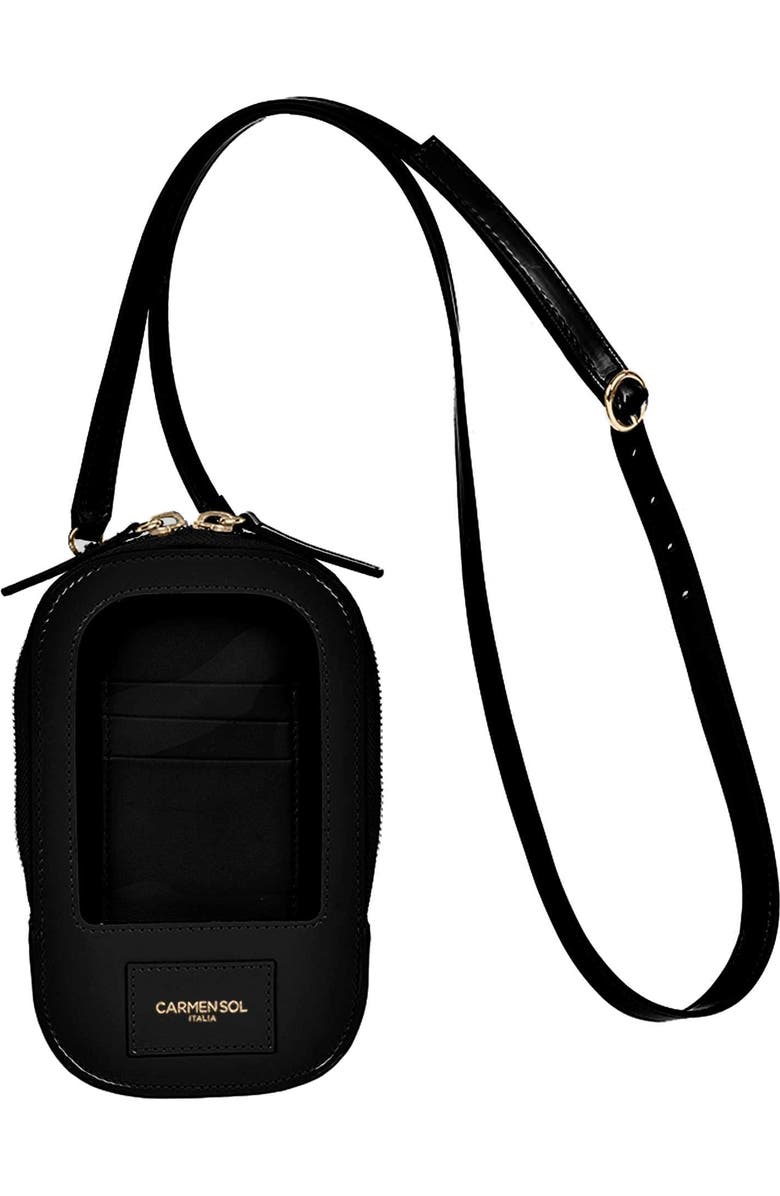 CARMEN SOL Gio Belt Bag, Main, color, Black