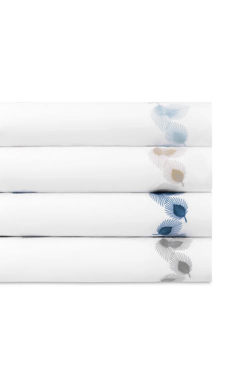 Matouk Feather Set Of 2 Embroidered 1,000 Thread Count Pillowcases