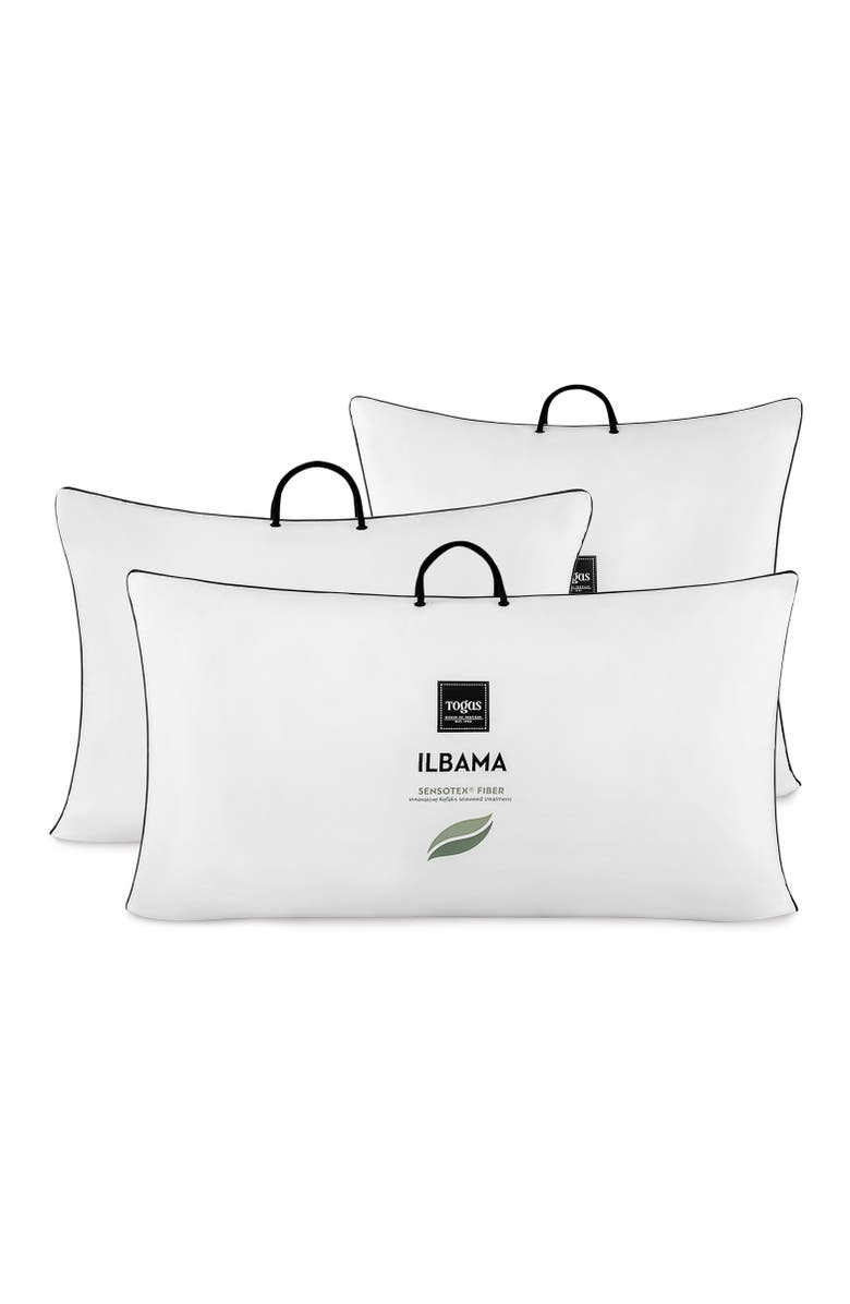 Togas Ilbama eucalyptus fiber pillow, Alternate, color, White