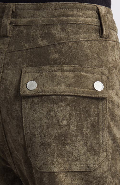 Blanknyc Franklin Rib Cage Faux Suede Carpenter Pants