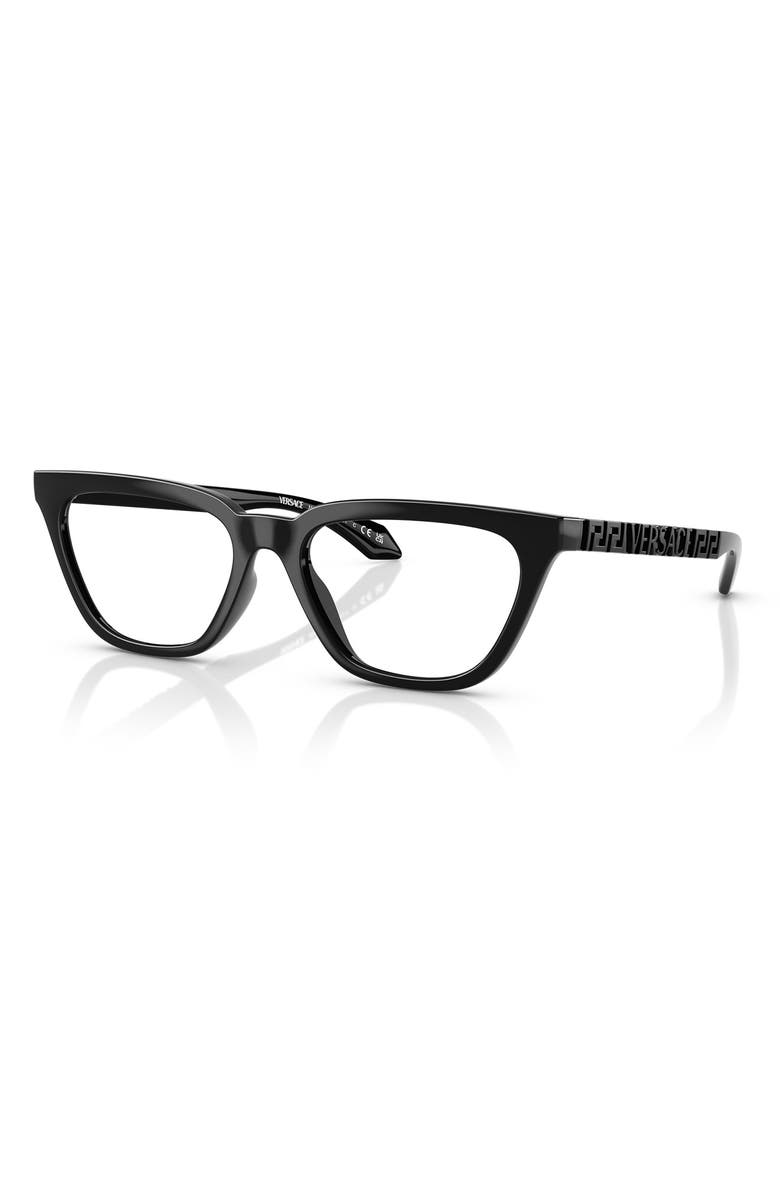 Versace 53mm Cat Eye Optical Glasses, Alternate, color, 