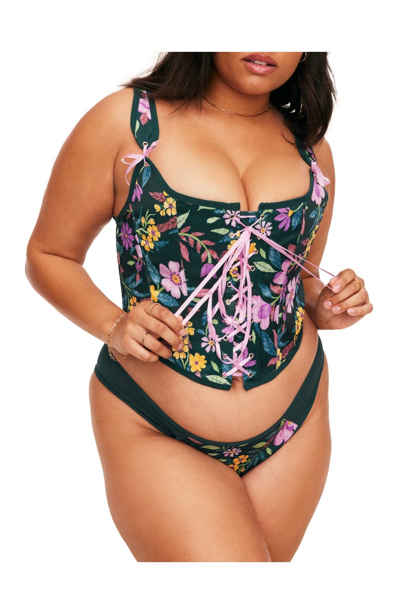 Adore Me Alex Corset & Panty Set, Main, color, 