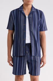 JASON WU Cabana Jacquard Camp Shirt