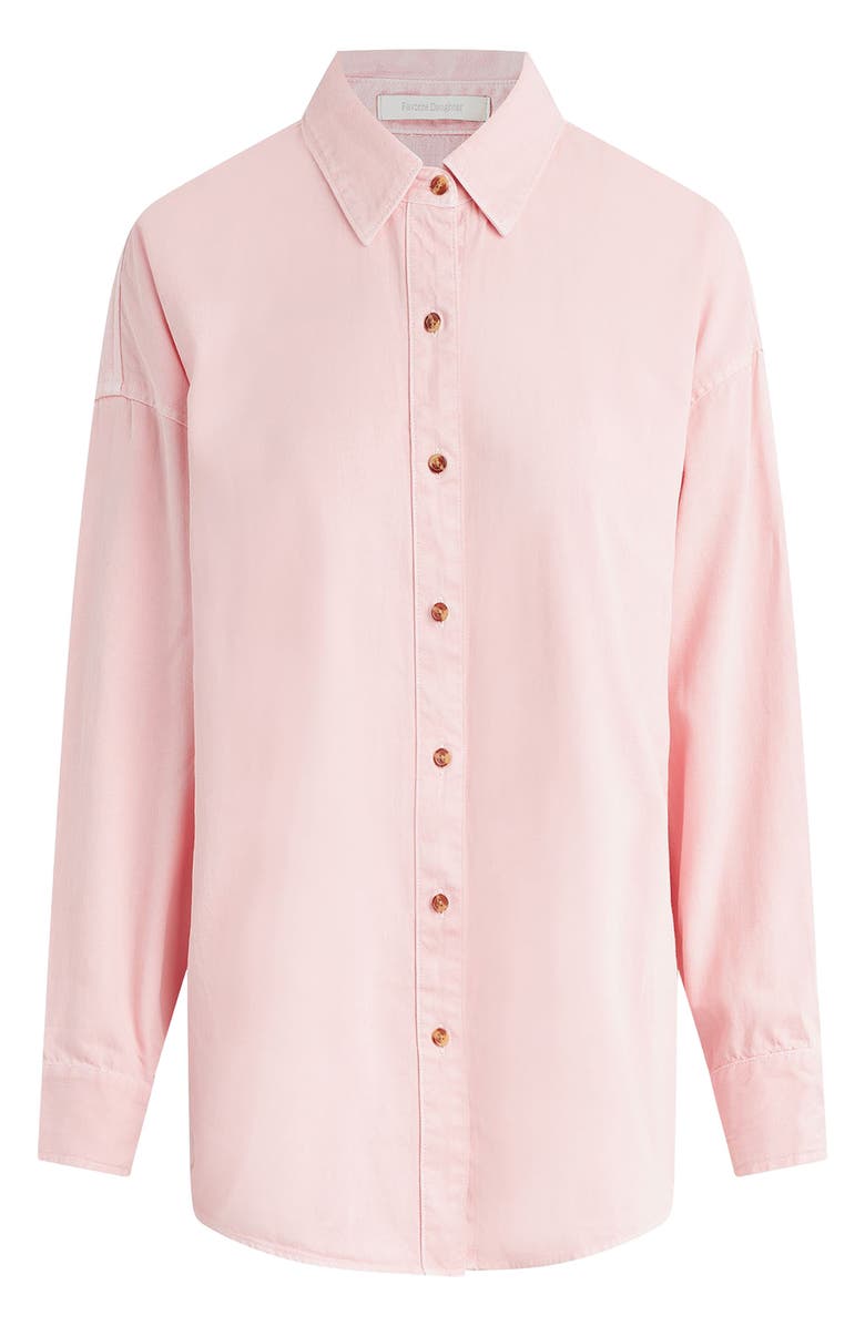 Favorite Daughter Ex-Boyfriend Solid Button-Up Shirt, Main, color, Ballet Slipper