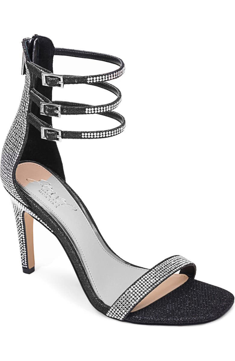 Jewel Badgley Mischka Regina Ankle Strap Sandal, Main, color,