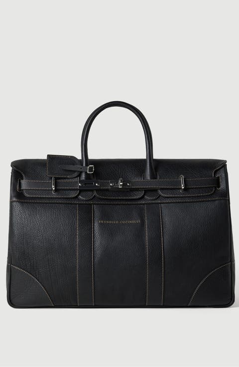 Grained calfskin country bag