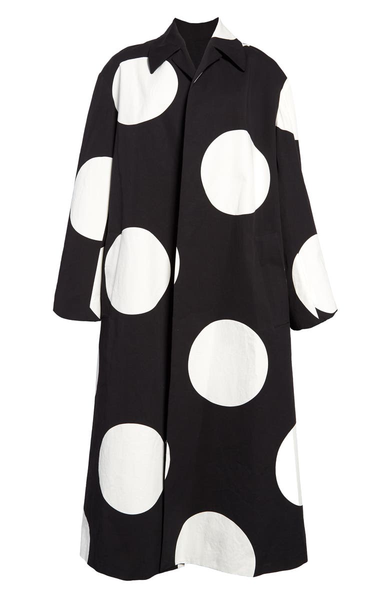 Dries Van Noten Ruberta Dot Cotton Coat, Alternate, color, 