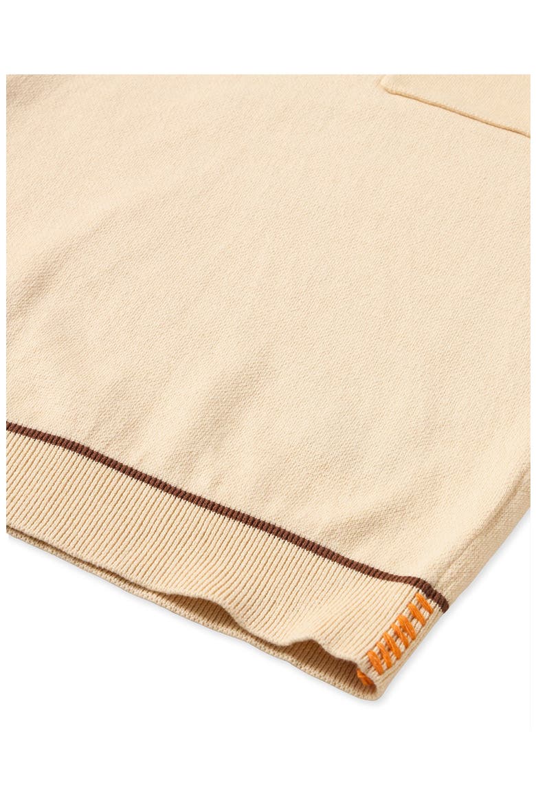 Herrison Cotton Short Sleeve Polo, Alternate, color, CAMEL