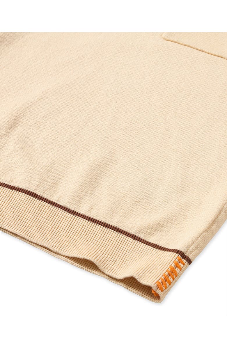 Fortela Herrison Cotton Short Sleeve Polo, Alternate, color, Camel