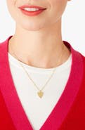 Kate Spade New York wishes evil eye heart pendant necklace